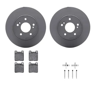 R1 Concepts WDWH1-63018 Brake Rotor- Carbon Coated W/ Ceramic Pads & Hdw
